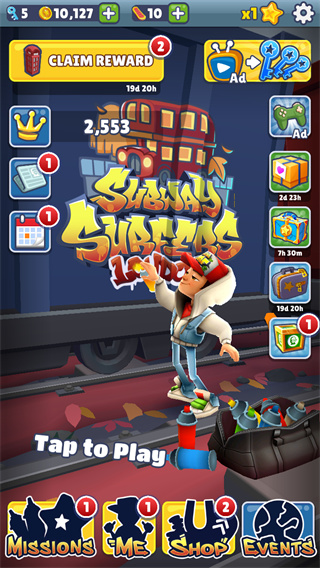 地铁跑酷国际服2026最新版(subwaysurfers)