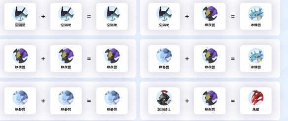幻兽帕鲁配种公式一览