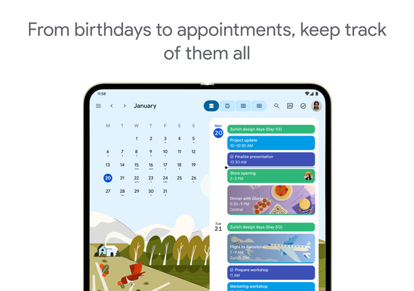 google日历app